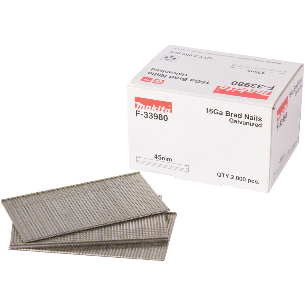 CLOUS BRADS 16GA 45MM 2000 PCS - MAKITA - F-33980
