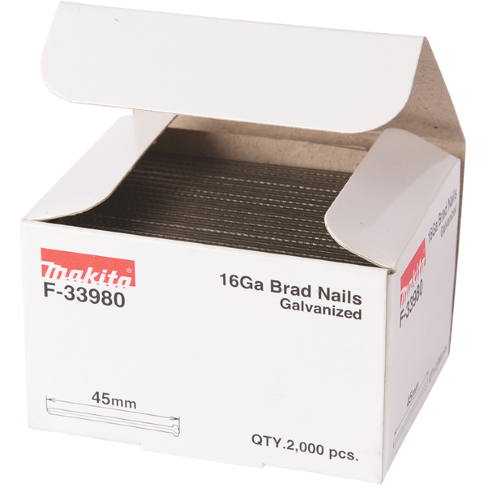 CLOUS BRADS 16GA 45MM 2000 PCS - MAKITA - F-33980