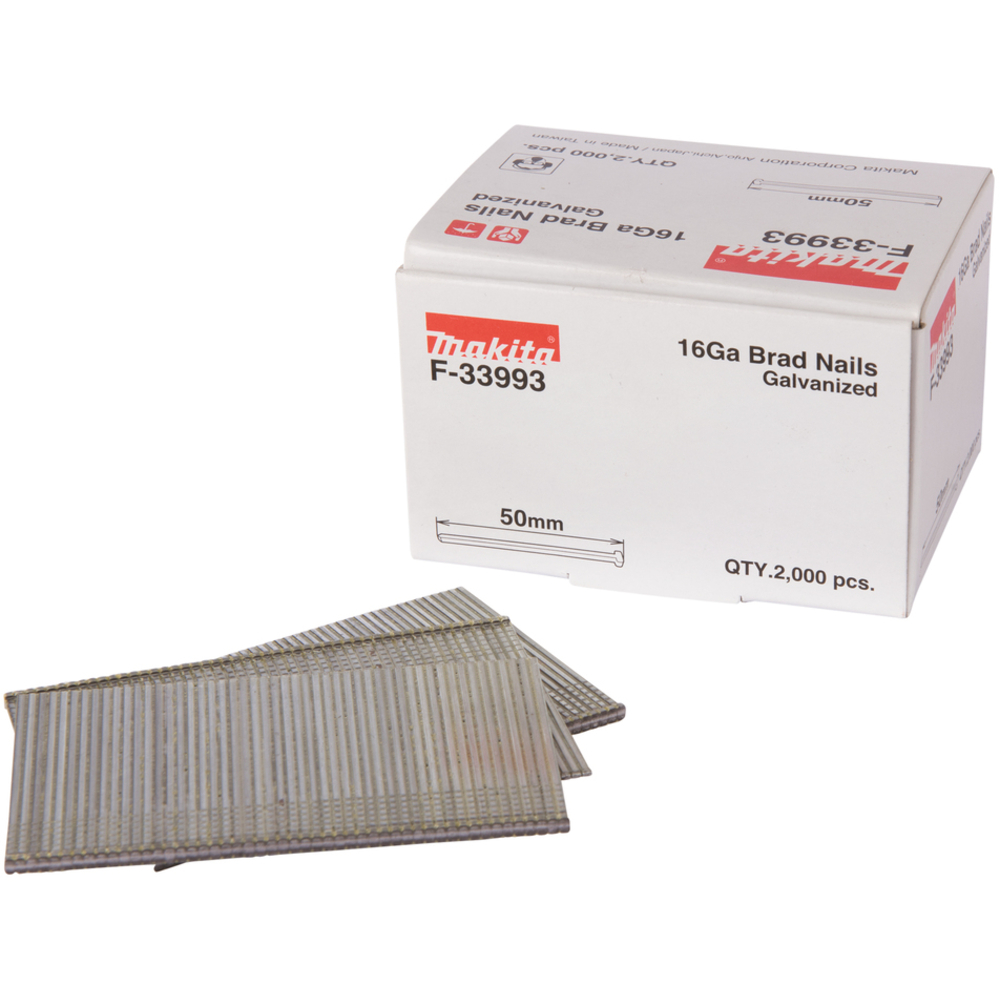 CLOUS BRADS 16GA 50MM 2000 PCS - MAKITA - F-33993