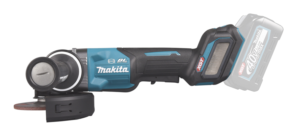 Meuleuse MAKITA 125 mm XGT 40V avec poignée à interrupteur de sécurité (produit seul) - GA044GZ03