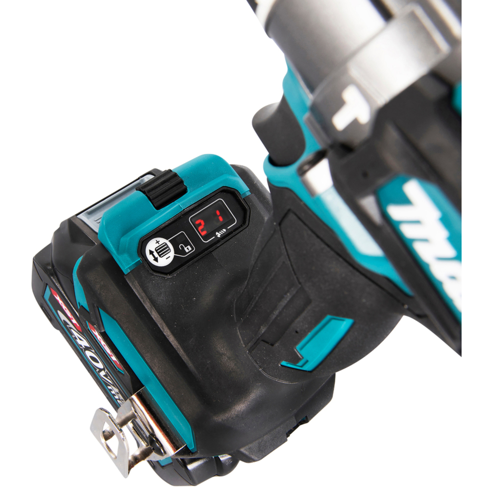 Perceuse visseuse à percussion 40 V max Li-Ion 2,5 Ah XGT D13 m - MAKITA - HP001GD201