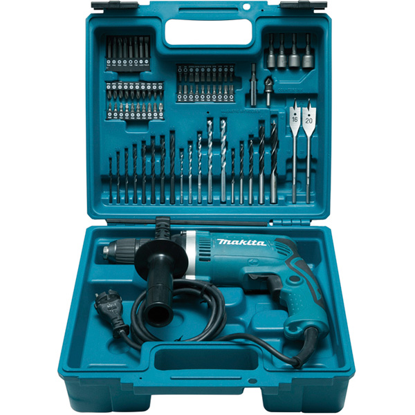 Perceuse à percussion filaire 710 W 13 mm - MAKITA - HP1631KX3