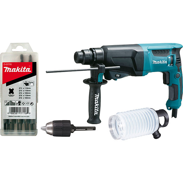 PERFORATEUR MAKITA SDS-PLUS 720 W 23 MM + ACCESSOIRES -HR2300X9