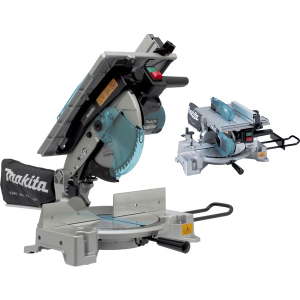 SCIE MAKITA COUPE A ONGLET ET DELIGNAGE 1650 W Ø 260 MM LH1040