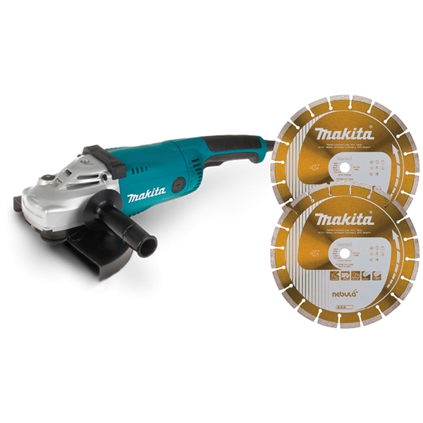MEULEUSE D230 MM 2200 W KIT D'ACCESSOIRES - MAKITA - LOT0131