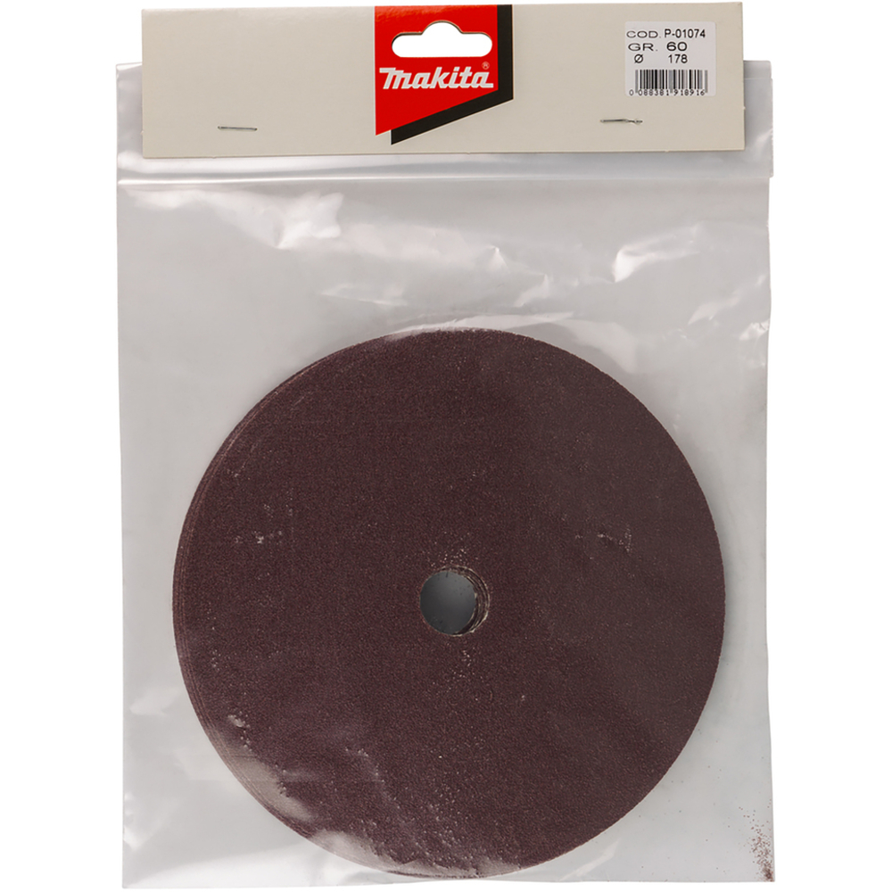 DISQUES ABRASIFS POUR MEULEUSE D182 MM GRAIN 60 - MAKITA - P-01074
