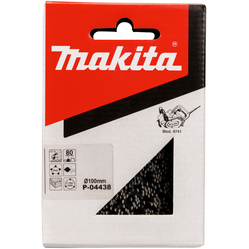 BROSSE NYLON ABRASIF GRAIN 80 - MAKITA - P-04438