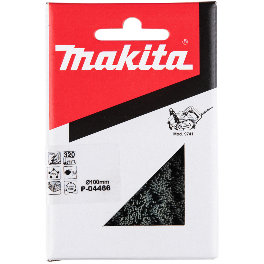 BROSSE NYLON ABRASIF GRAIN 320 - MAKITA - P-04466