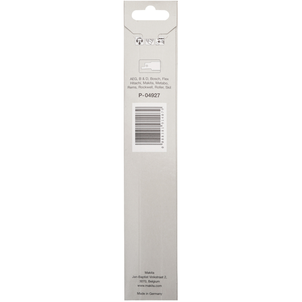 LAMES POUR ACIER, INOX ET METAUX NON FERREUX TYPE B 180 MM - MAKITA - P-04927