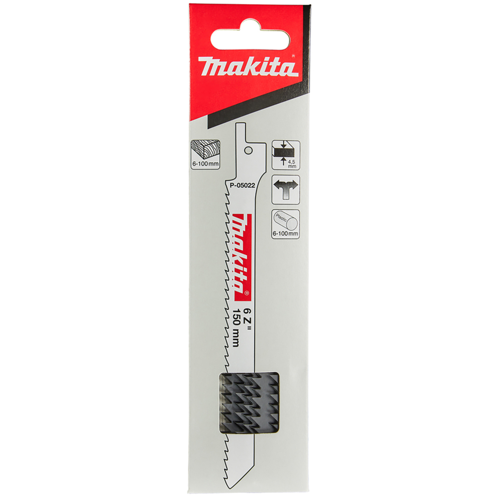 LAMES A COUPE SINUEUSE POUR TOUT TYPE DE BOIS, PVC, PLASTIQUES 130 MM - MAKITA - P-05022