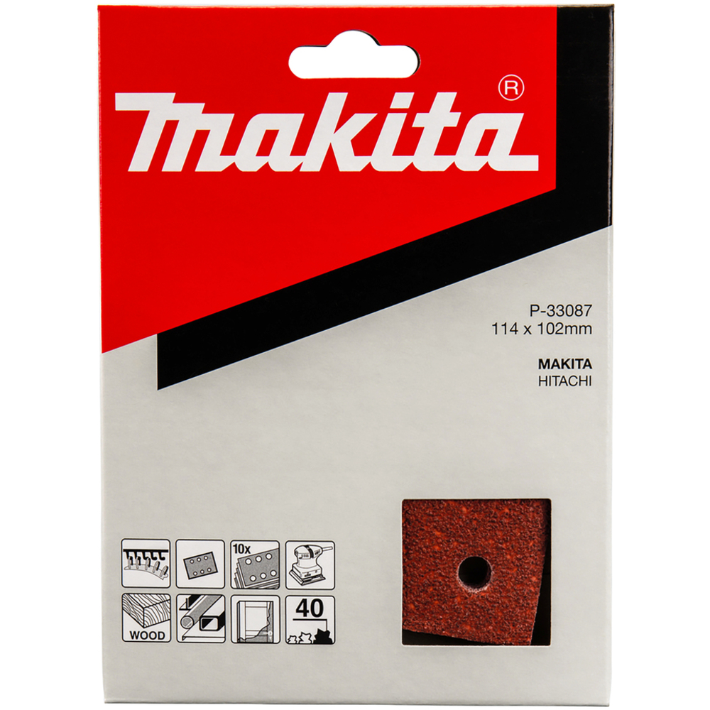 ABRASIF 114x102 G40 10P VLCR MAKITA - P-33087