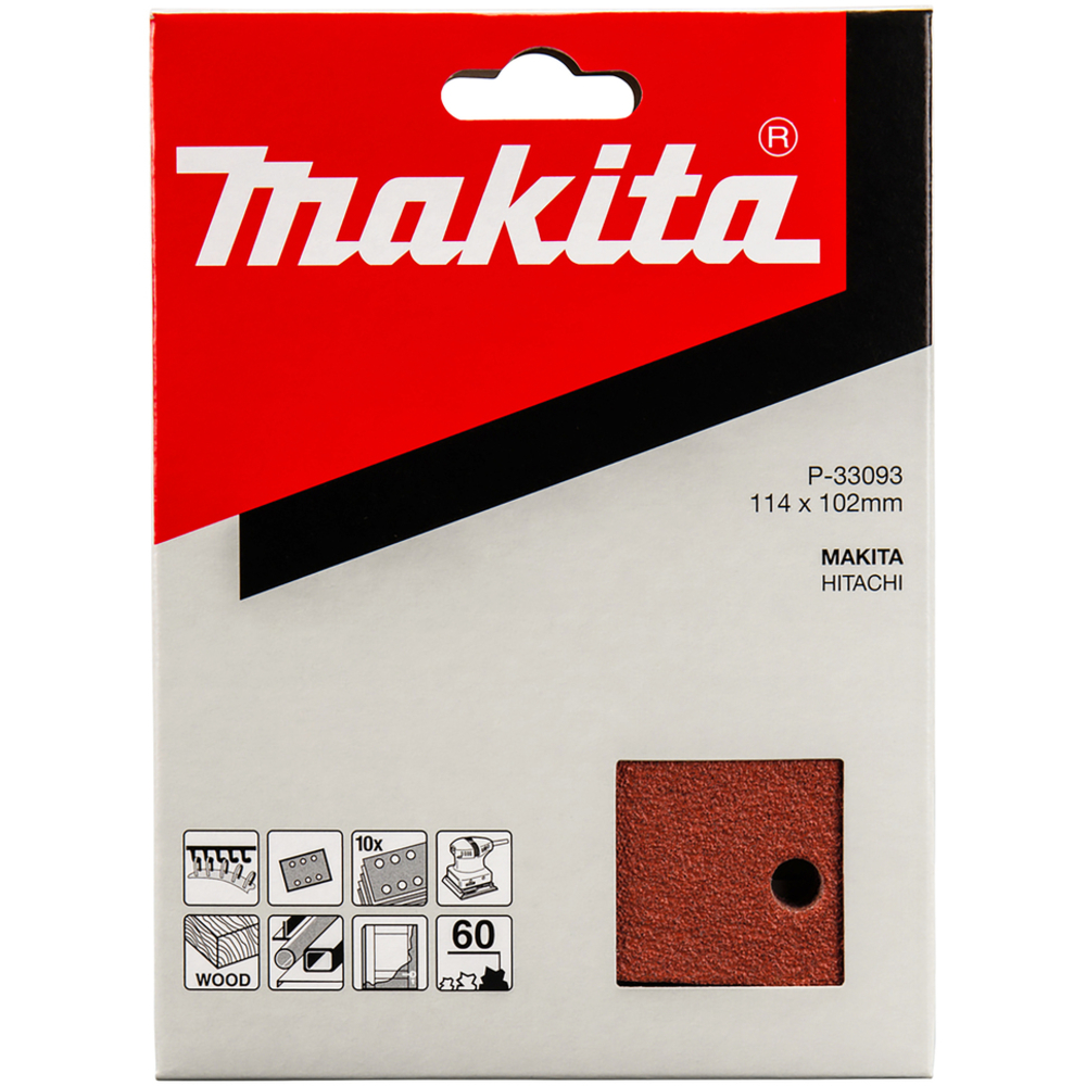 FEUILLES RECTAGULAIRES GR 60 MAKITA - P-33093