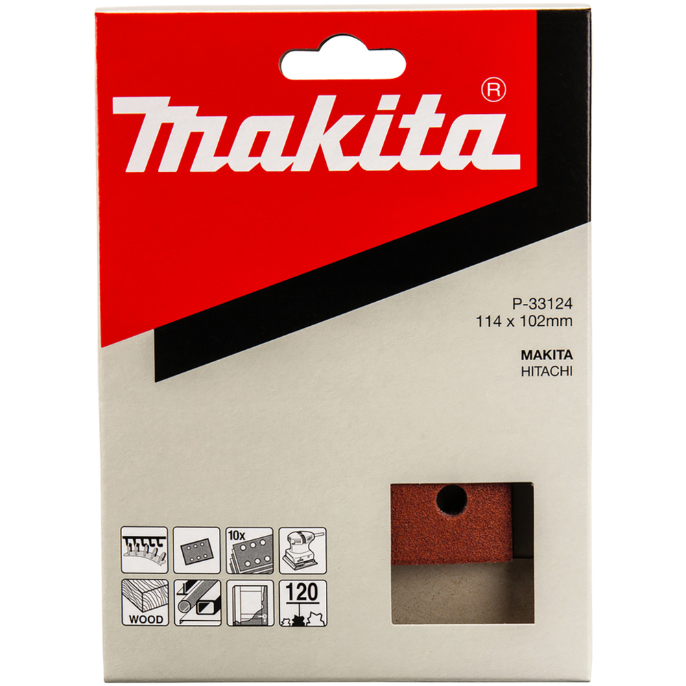 FEUILLES RECTANGULAIRES AB GR 120 MAKITA - P-33124