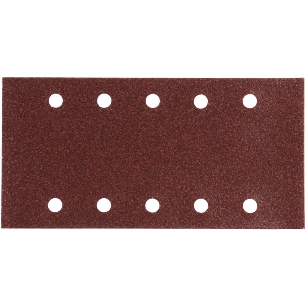 FEUILLE RECT 5+5 BOIS/MÉT 115X229MM G80 X10 - MAKITA - P-33196