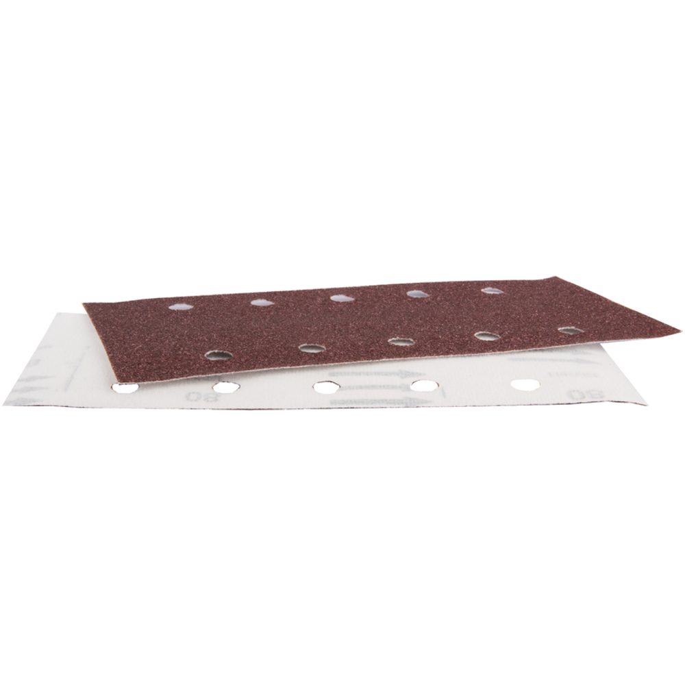 FEUILLE RECT 5+5 BOIS/MÉT 115X229MM G80 X10 - MAKITA - P-33196