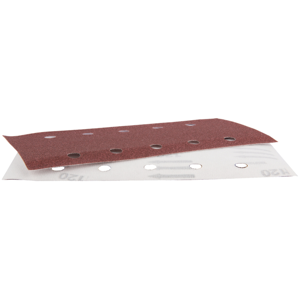 Papier abrasif P-33211 à abrasifs velcro, 115 mm x 229 mm, grain 120 paquet de 10 - MAKITA - P-33211