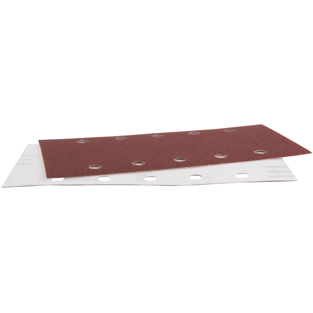 FEUILLE RECT 5+5 BOIS/MÉT 115X229MM G150 X10 - MAKITA - P-33227