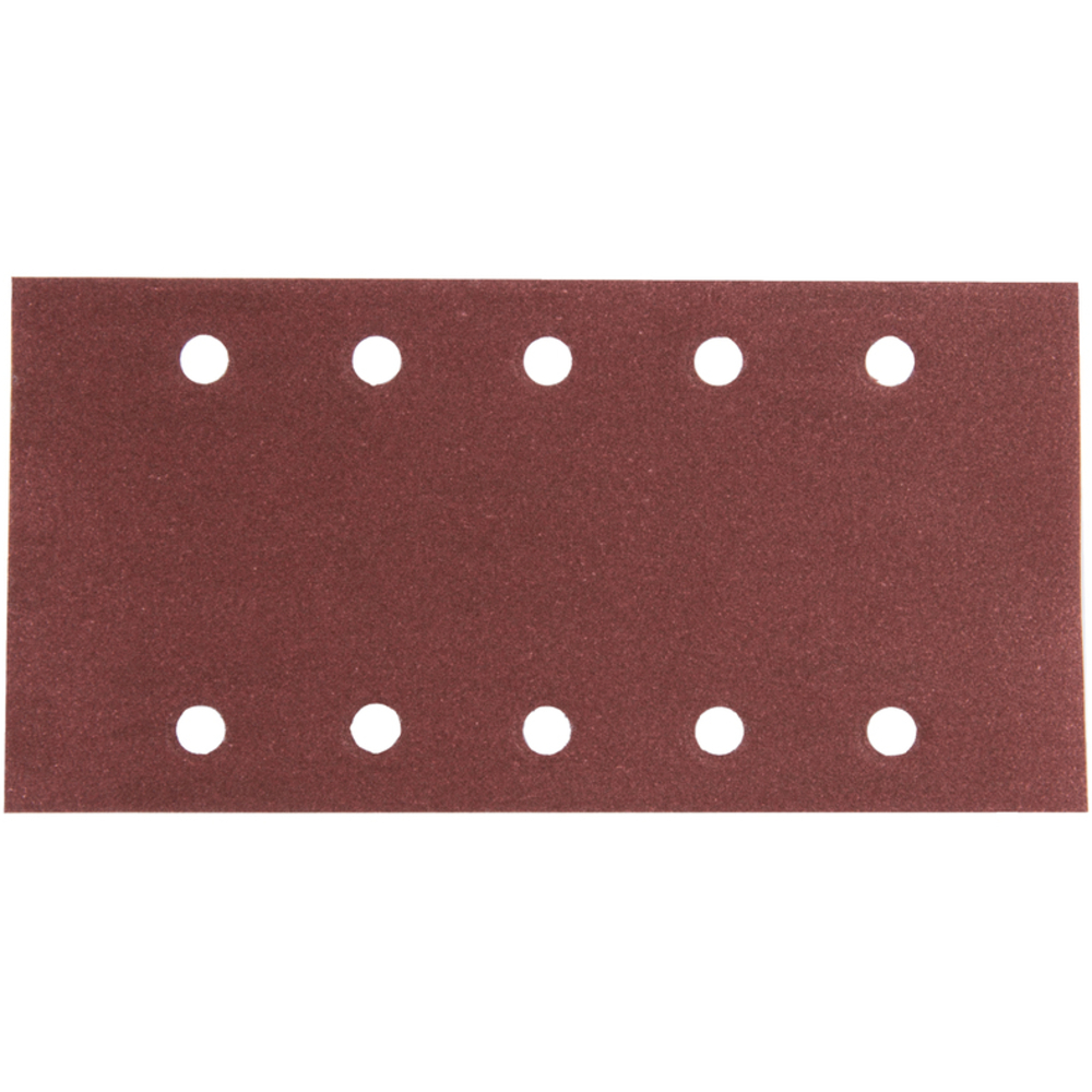 FEUILLE RECT 5+5 BOIS/MÉT 115X229MM G180 X10 - MAKITA - P-33233