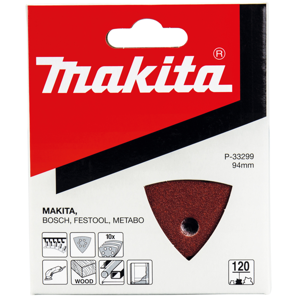 ABRASIF 94MMTRI G120 10P VLC MAKITA - P-33299