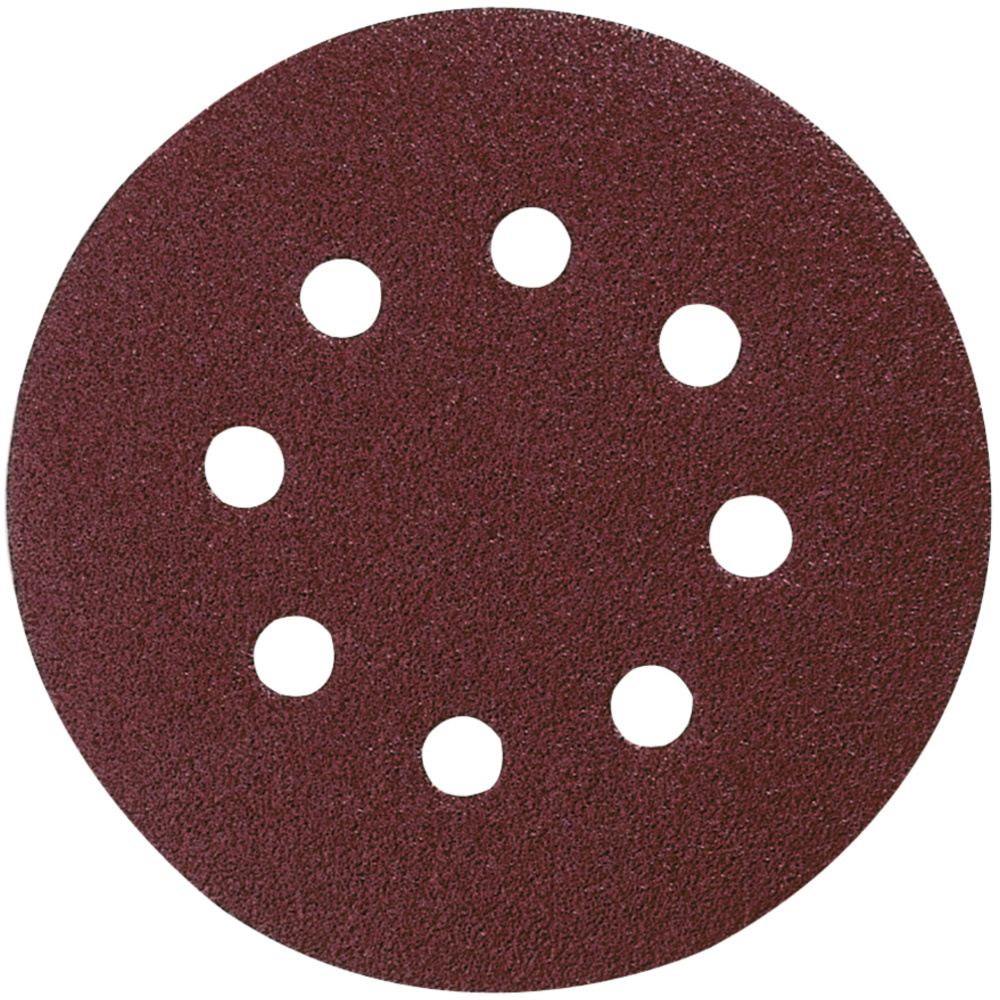 10 Disques abrasifs Diam. 125 mm auto-agrippant 8 trous bois/métal - MAKITA - P-43533