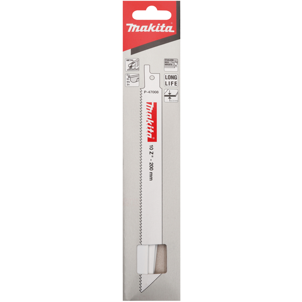 LAMES BI-METAL FLEXIBLES POUR ACIER ET INOX - MAKITA - P-47008