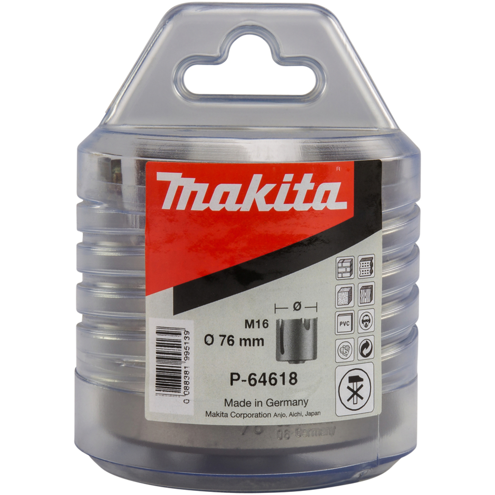 SCIE TREPAN MULTIMATERIAUX D76 MM - MAKITA - P-64618