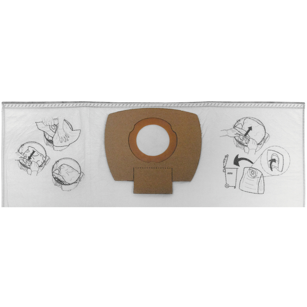 LOT DE 5 SACS EN TISSU POUR ASPIRATEURS VC2010L - MAKITA - P-72899