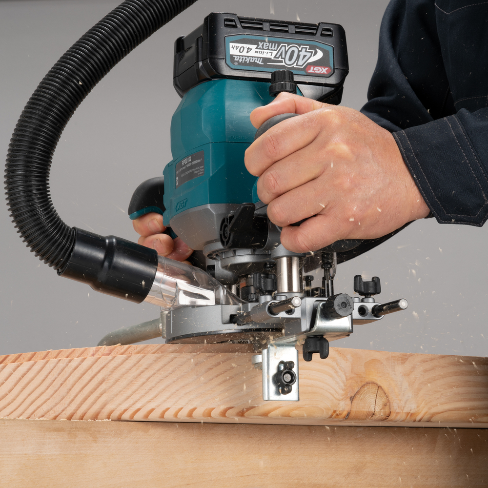 Défonceuse XGT 40 V max Li-Ion - 4 Ah - Q=12mm - MAKITA - RP001GM201