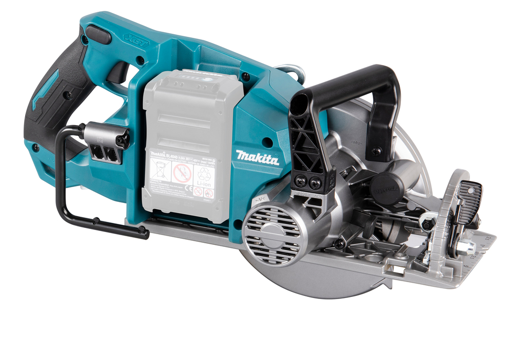 SCIE CIRCULAIRE SANS FIL À POIGNÉE ARRIÈRE 185 MM 40VMAX - MAKITA - RS001GZ