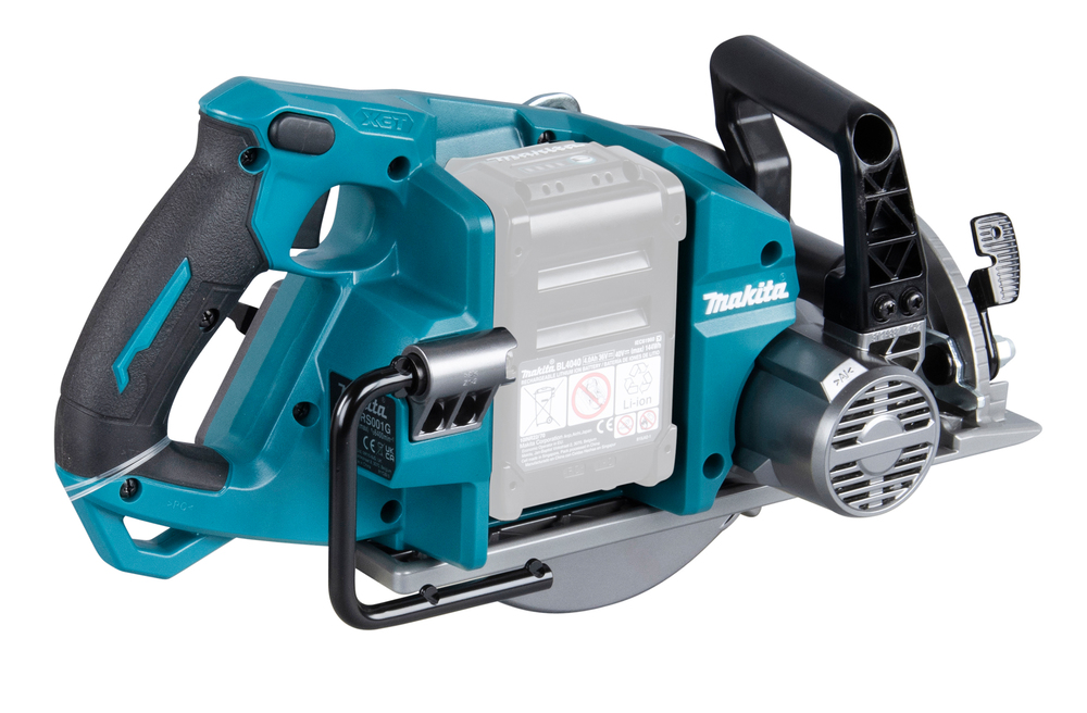 SCIE CIRCULAIRE SANS FIL À POIGNÉE ARRIÈRE 185 MM 40VMAX - MAKITA - RS001GZ