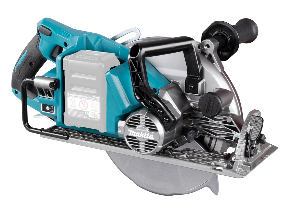 SCIE CIRCULAIRE SANS FIL À POIGNÉE ARRIERE 260 MM - MAKITA - RS002GZ