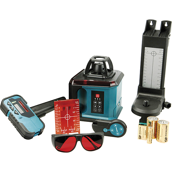 NIVEAU LASER MAKITA ROTATIF AUTO. VERT/HORIZ. 200 M - USAGE INTÉRIEUR -SKR200Z