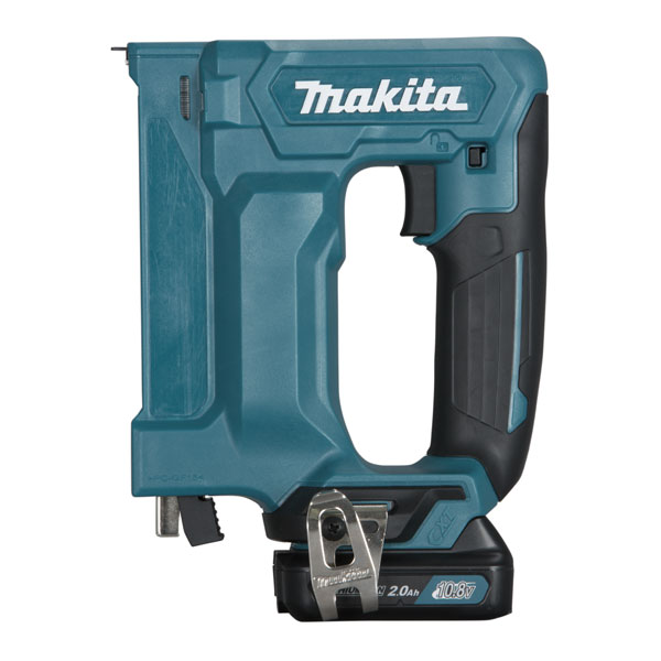 AGRAFEUSE MAKITA 10,8 V LI-ION 2 AH CXT 7 / 10 MM + 2 BATTERIES + 1 CHARGEUR + 1 COFFRET-ST113DSAJ
