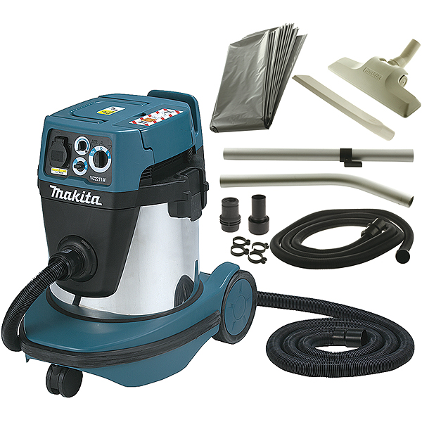 Aspirateur 22 l 1050 W 220 mbar kit d'accessoires - MAKITA - VC2211MX1