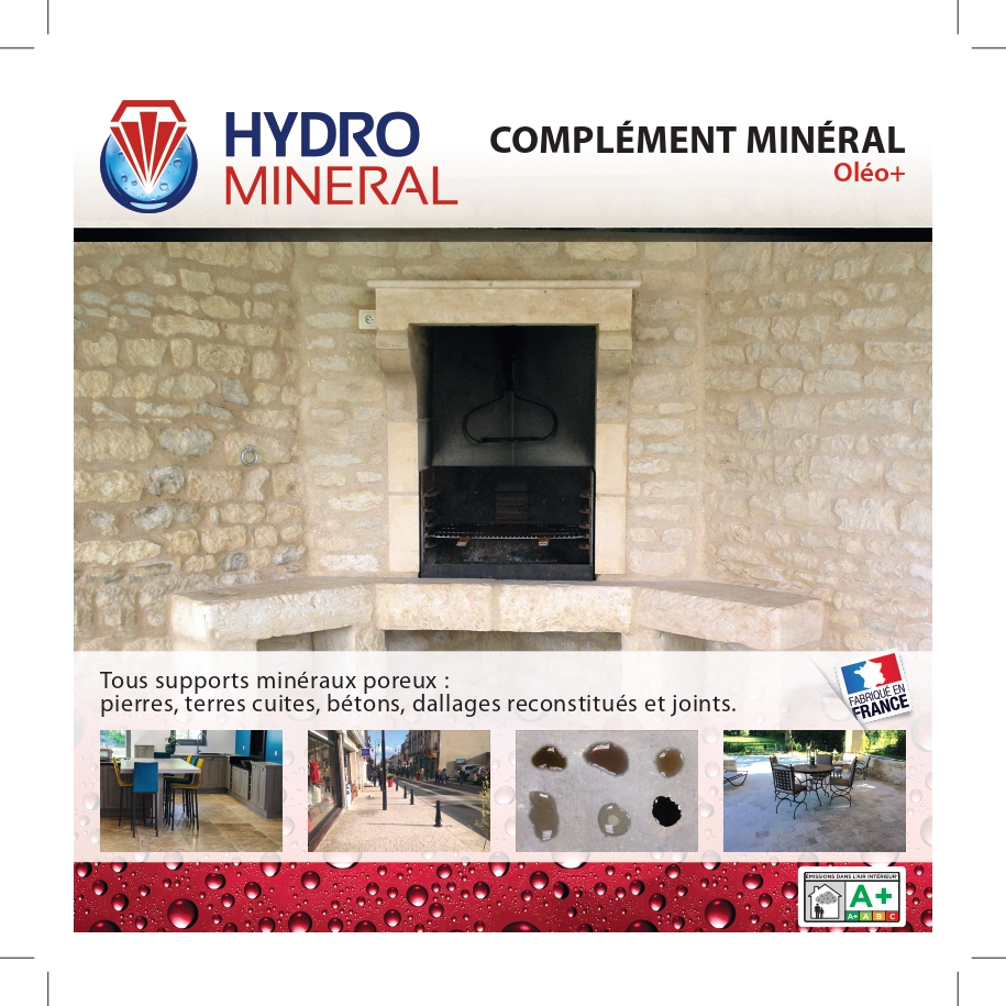 Bidon Complément minéral OLEOPLUS Hydrofuge Tous Supports 2 L HYDRO MINERAL - MOEN2