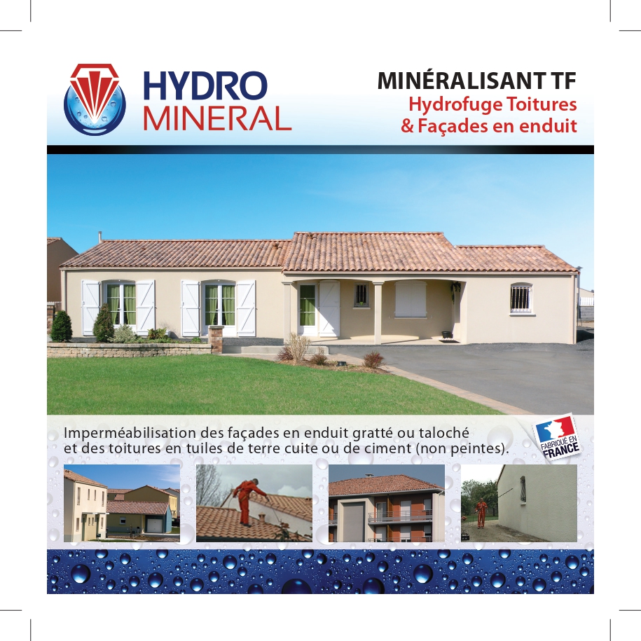 Bidon Minéralisant Façades et toitures Hydrofuge 20 L HYDRO MINERAL - MTF20