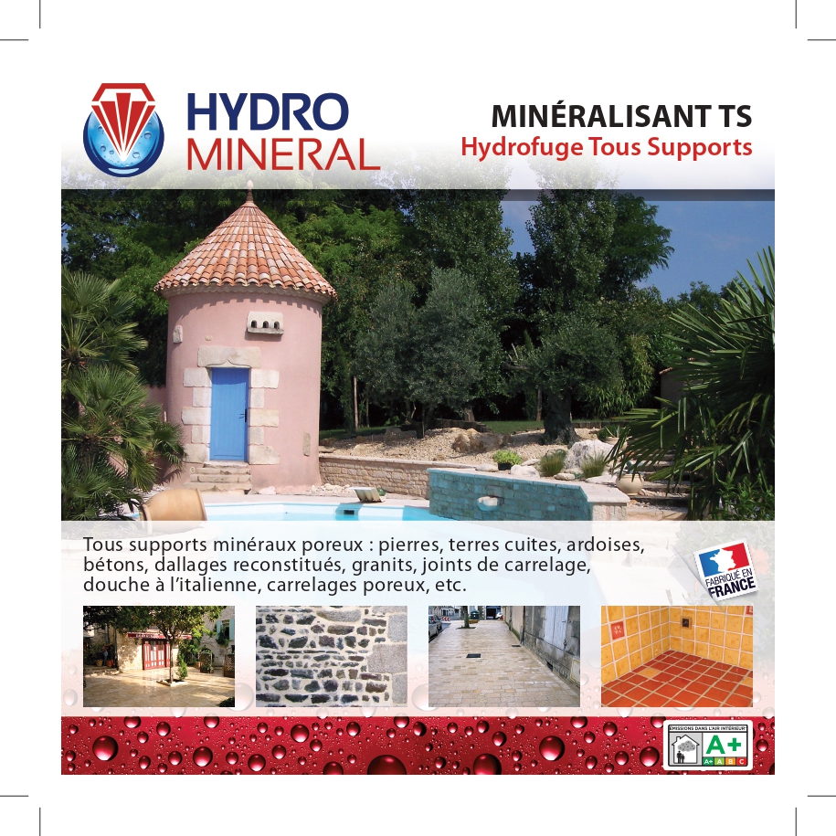 Bidon Minéralisant Hydrofuge Tous Supports 5 L HYDRO MINERAL - MTS5