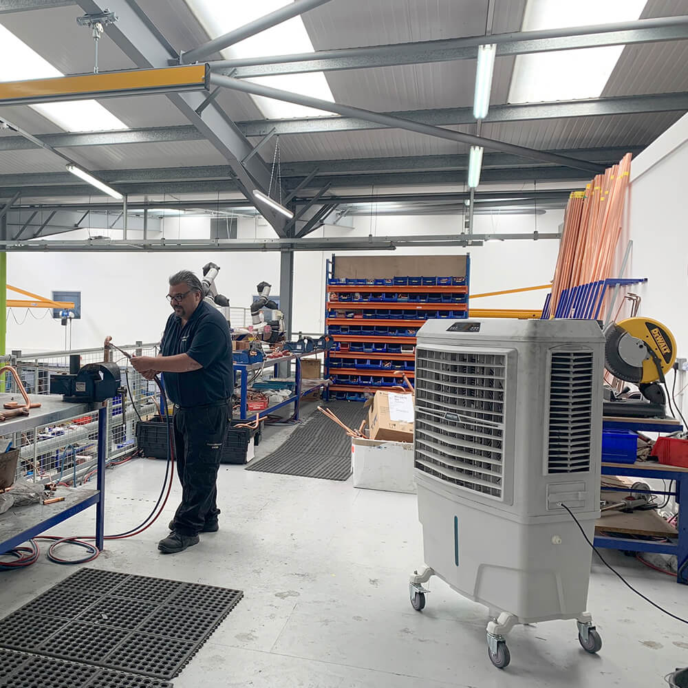 Rafraichisseur d'air evaporatif mobile SOVELOR BC 80 ex COLD80