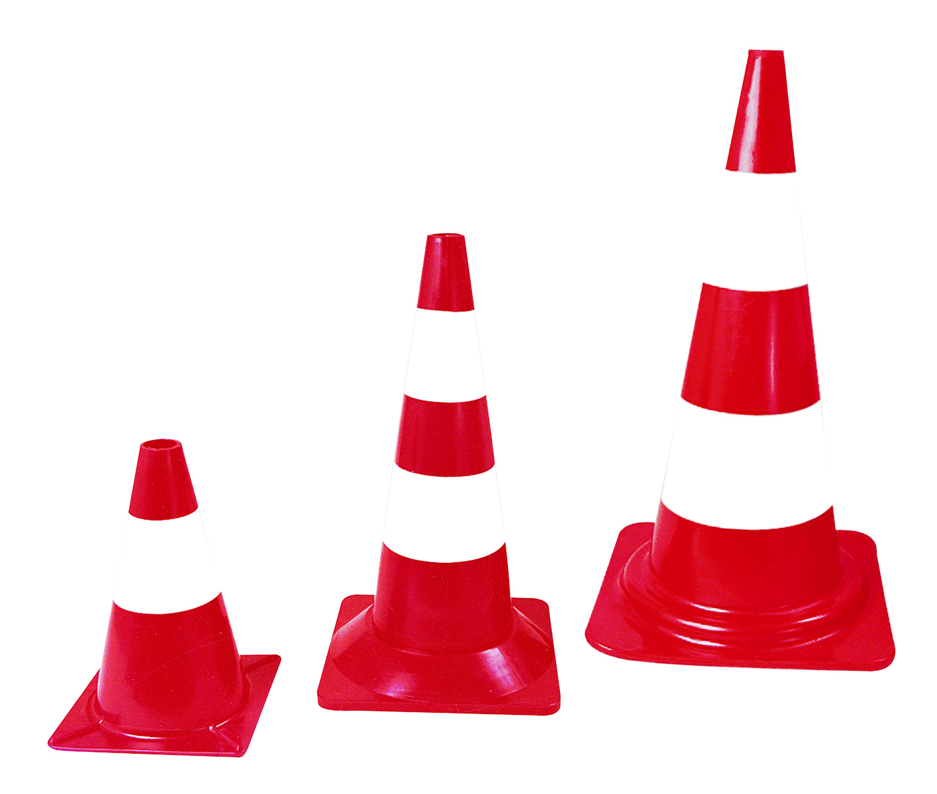 CONE PLASTIQUE 50CM 1,1 KG NADIA SIGNALISATION - 201599