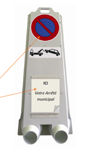 PANNEAU MISTRAL INTERDICTION STATIONNER TEMPORAIRE PLEXIGLASS NADIA SIGNALISATION PBALB6M3MIS