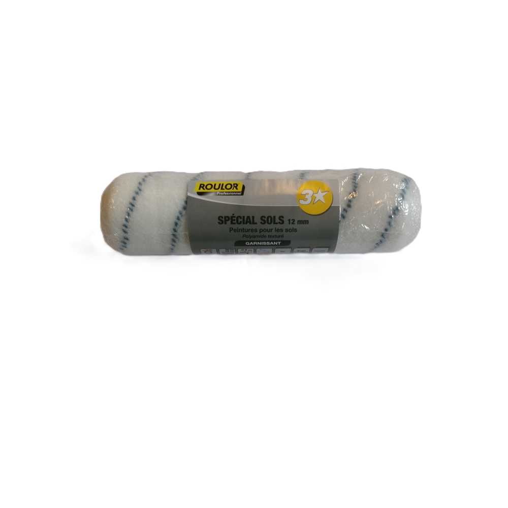 Manchon spécial peinture et résine de sol 250 mm fibre 12 mm - ROULOR - 031005
