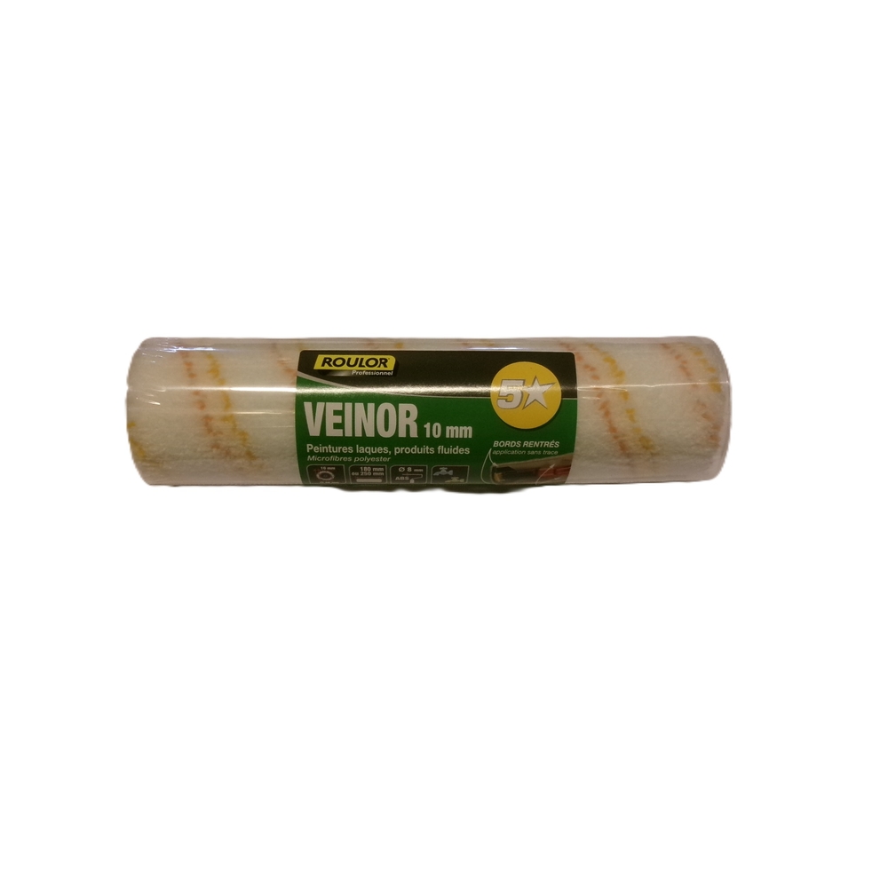 Manchon 5* Veinor 250 mm fibre 10 mm pour surfaces lisses et préparées - ROULOR - 032477