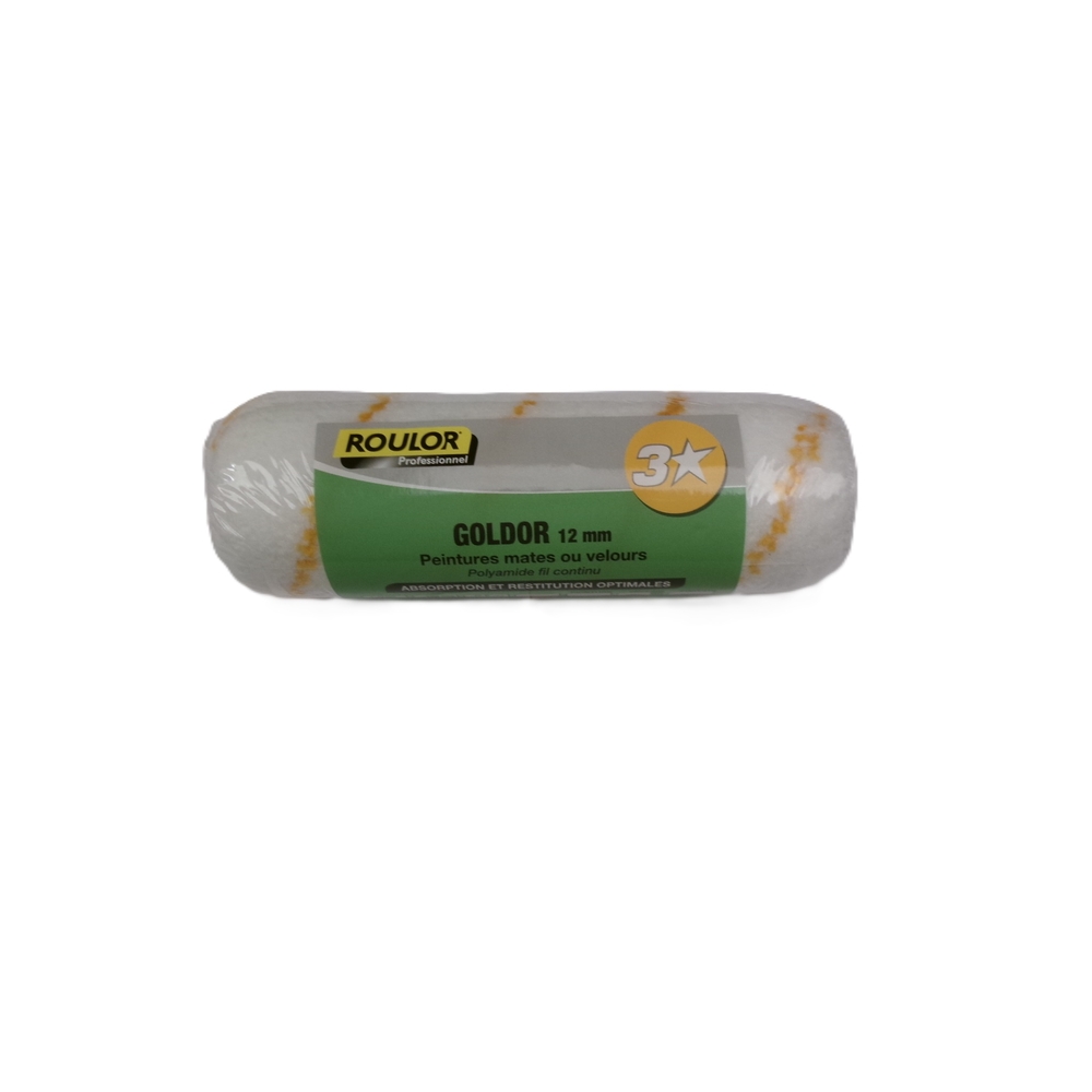 Manchon 3* anti-projection 180 mm fibre 12 mm pour surfaces régulières - ROULOR - 033007