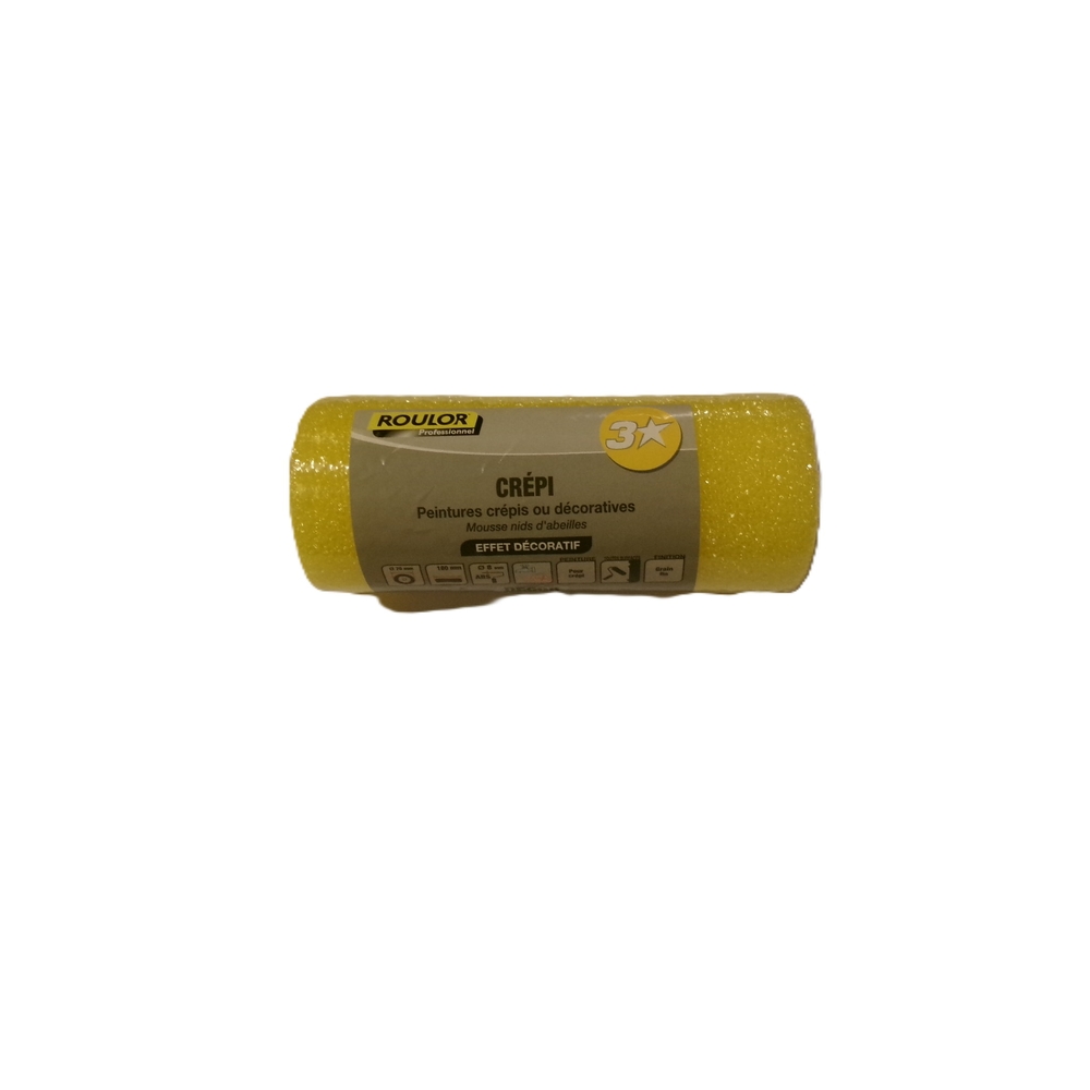 Manchon crépi grains fins 180 mm - ROULOR - 033705