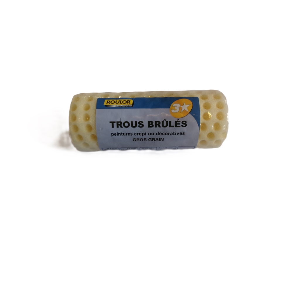 Manchon crépi gros grains 180 mm - ROULOR - 033706