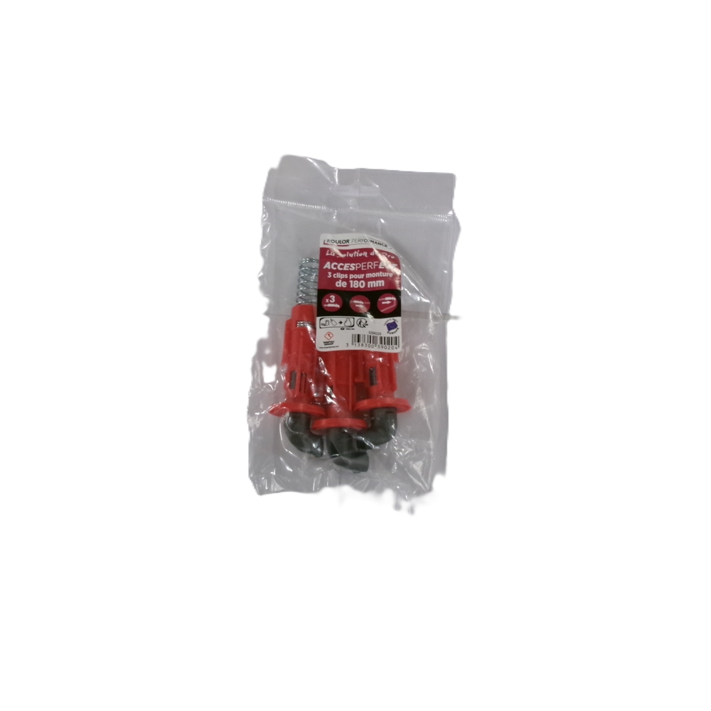Set de 3 clips Accesperfect - ROULOR - 039020