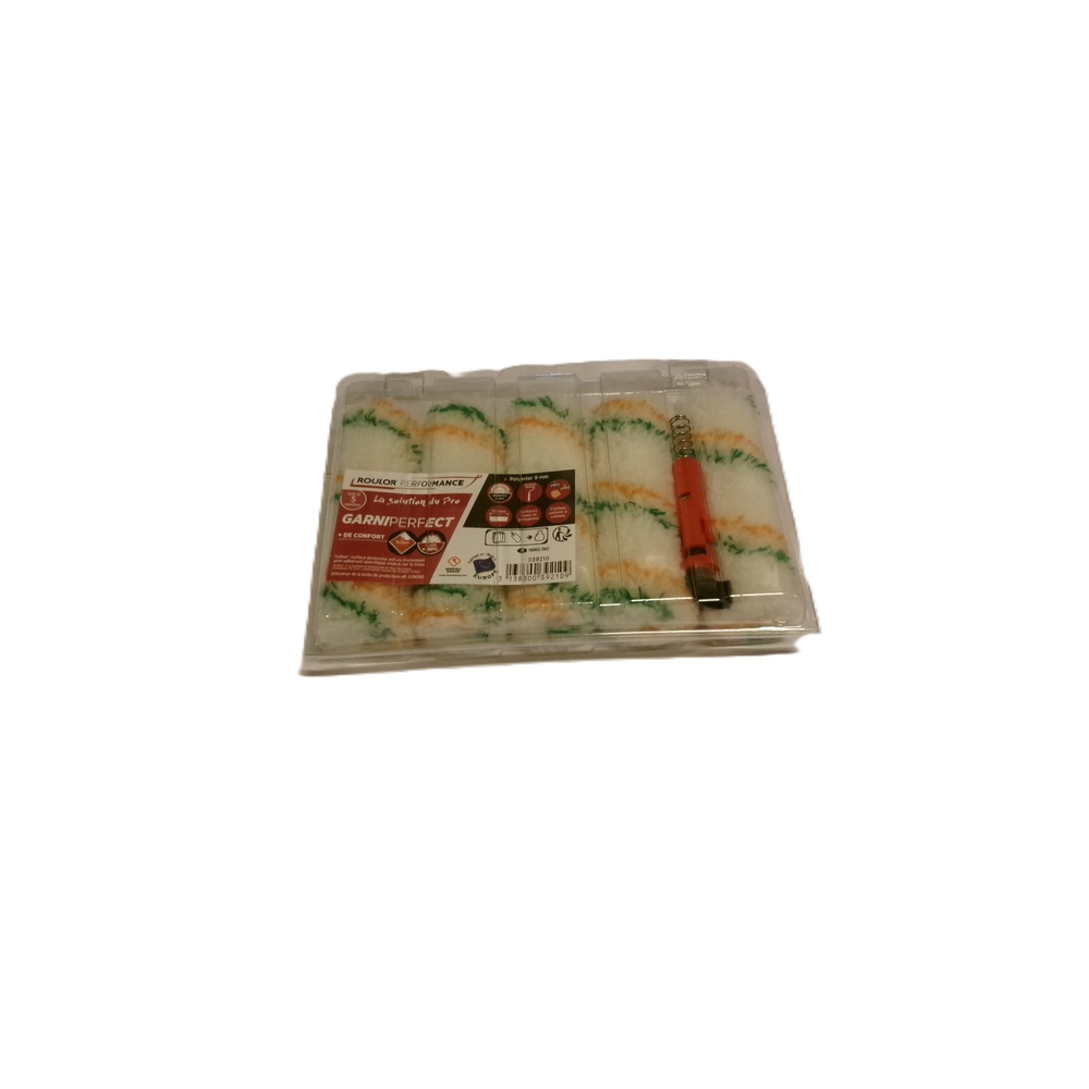 Boite de 5 mini-manchons Garniperfect Teflon 110 mm Ø 15 mm - ROULOR - 039210