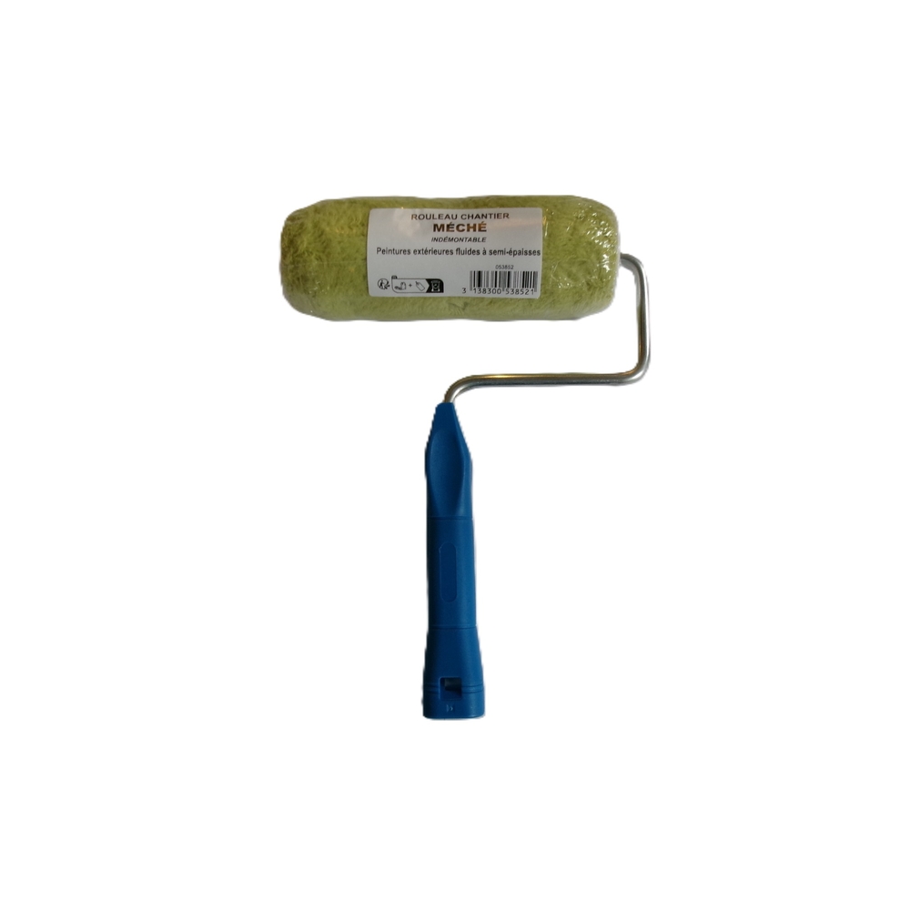 Rouleau chantier méché long 180 mm pour surfaces irrégulières - ROULOR - 053852