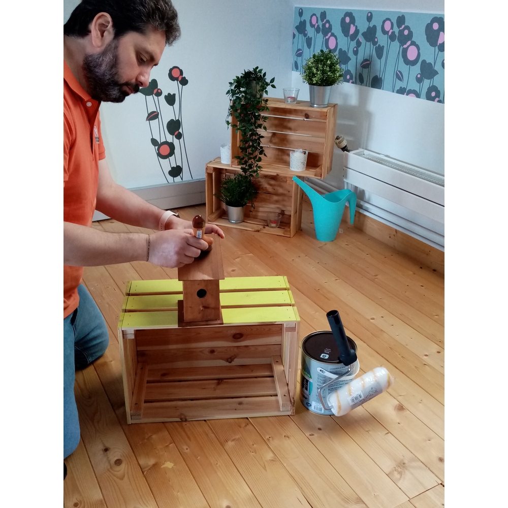 Brosse plate spécial vernis & lasure n°20 en Fillpro manche bois - NESPOLI - 10112 20