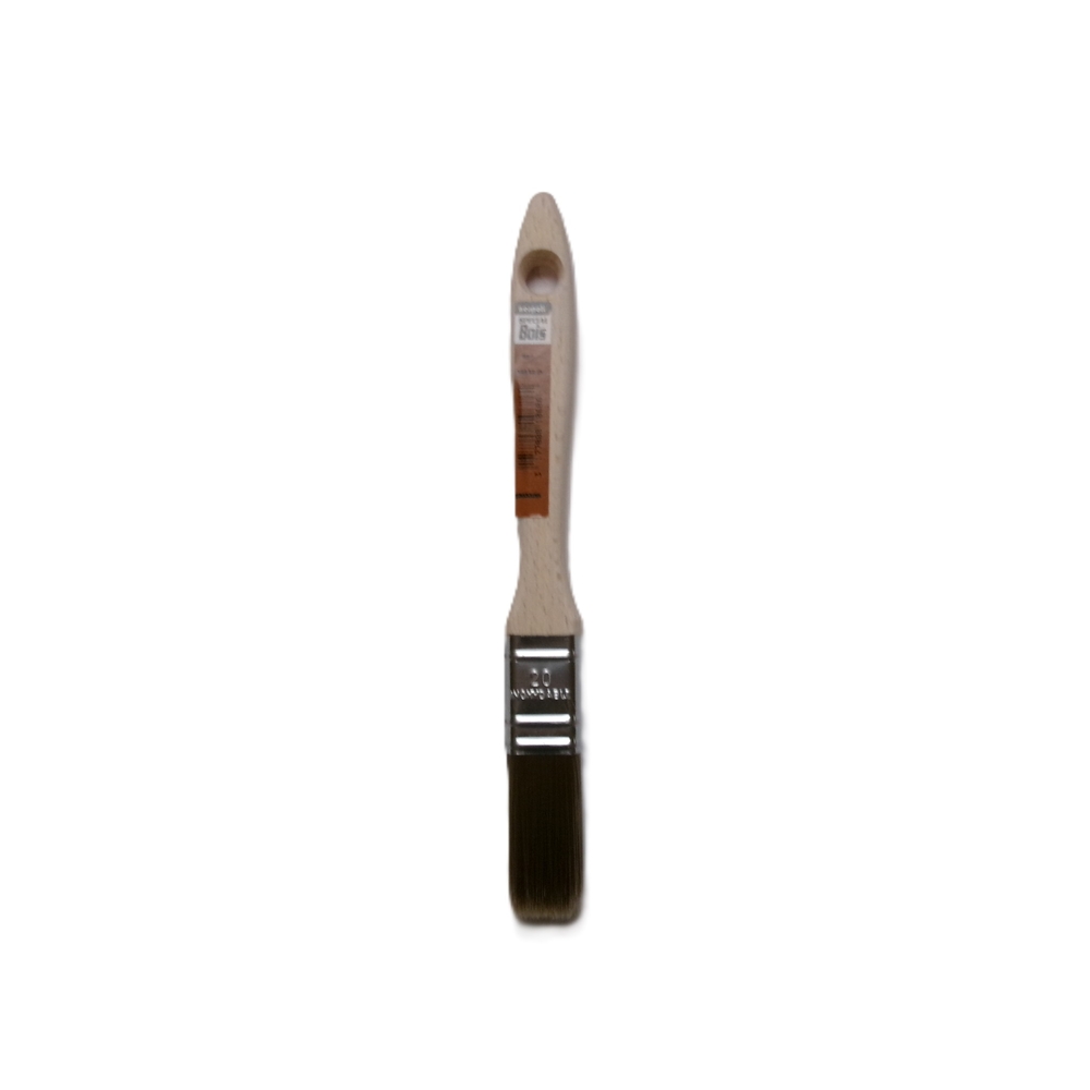 Brosse plate spécial vernis & lasure n°20 en Fillpro manche bois - NESPOLI - 10112 20